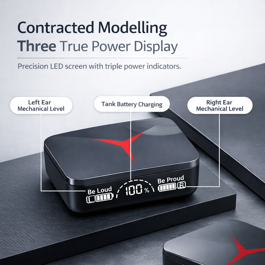 M90 TWS Wireless Bluetooth Earbuds – Touch Control, Hi-Fi Stereo Sound, Built-in Mic, Sport Design